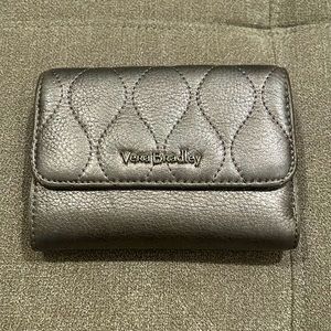 Vera Bradley Riley Compact Wallet “Caspian Sea” NWOT